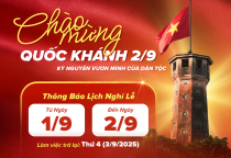 CITY FORD BÀ RỊA VŨNG TÀU – THÔNG BÁO NGHỈ LỄ QUỐC KHÁNH 2/9