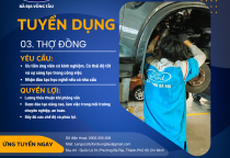 TUYỂN DỤNG THỢ ĐỒNG
